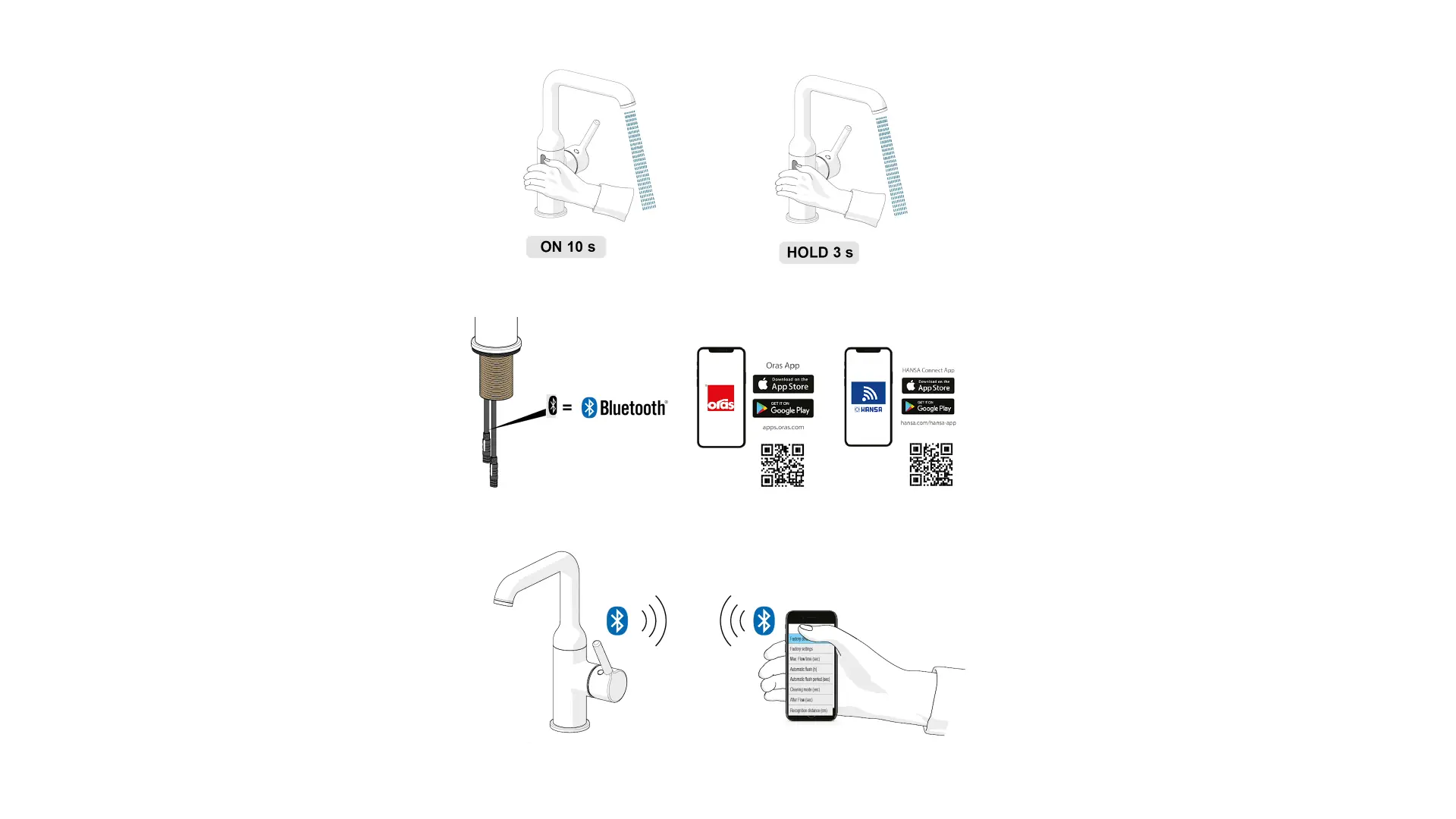 Oras Optima Hybrid - Touchless Operation and Individual programs